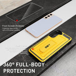 Bwy For Samsung S22 Plus Case Military Grade Shockproof Protective Rugged Case With Screen Protector For Samsung Galaxy S22 Plus 5G 6 6 Phone Durable Kickstand Yellow