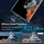 2 2 Packgalaxy S22 Ultra Screen Protector Hd Clear Tempered Glass Ultrasonic Fingerprint Support 3D Curved Scratch Resistant Bubble Free For Galaxy S22 Ultra 5G Glass Screen Protector