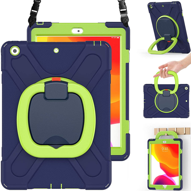 New Functional Kids Friendly Boys Girls Heavy Duty Shockproof Case With Strap Kickstand Screen Protector Pencil Holder For Apple Ipad 8Th Generation 10
