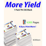 1 Pack Black High Yield Colorprint Compatible Tn336 Toner Cartridge Replacement For Tn 336 Tn 336 Tn336Bk Tn 336Bk For Hl L8350Cdw Hl L8250Cdn Hl L8350Cdwt M
