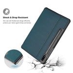 New Procase Galaxy Tab S7 Plus 12 4 Case 2020 With S Pen Holder Teal Bundle With 2 Pack Galaxy Tab S7 Plus 12 4 Inch 2020 Screen Protector T970 T975 T