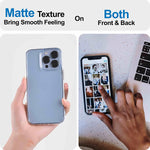 1 1 1 Oakxco Matte Hybrid Clear Case Matte Screen Protector Compatible With Iphone 13 Pro Max With Tempered Glass Camera Lens Protector Anti Glare Anti Fingerprint Anti Yellow