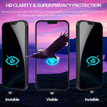 2 2 Pack Ymhml Compatible With 2 Pack Iphone 13 Pro Privacy Screen Protector 6 1 Inch 2 Pack Iphone 13 Pro Camera Lens Protector Tempered Glass Double Protection Military Grade Protective Film With Installation Alignment Frame