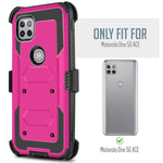 New For Moto One 5G Ace Motorola G 5G Holster Case With Built I