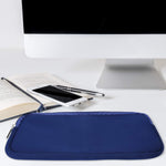 Neoprene Pouch Compatible With Apple Magic Keyboard Keyboard Protector Dust Cover With Zipper Dark Blue