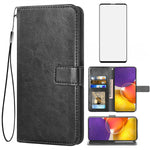 New For Samsung Galaxy A82 5G Quantum 2 Wallet Case Tempered G