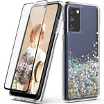 New For Samsung A03S Case With Tempered Glass Screen Protector Samsung Ga