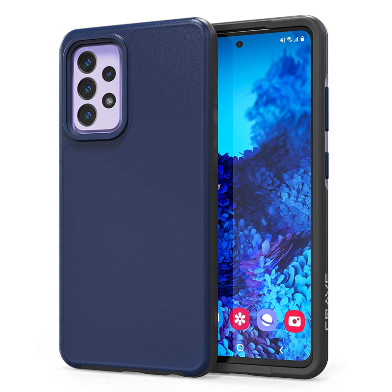Crave Slim Guard For Galaxy A52 Case Shockproof Case For Samsung Galaxy A52 A52 5G 6 5 Inch Navy