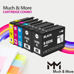 Comaptible Ink Cartridge Replacement For Hp 932Xl 933Xl 932 933 Xl Work With Officejet 7610 7612 6600 6700 7510 7110 6100 Printers 2 X Black Cyan Magenta Ye