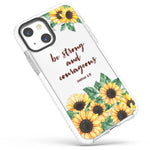 Clear Case Compatible With Iphone 13 6 1 Inch Girls Women Sunflower Floral Inspirational Scripture Bible Verses Christian Quotes Joshua 1 9 Soft Protective Shockproof Case For Iphone 13