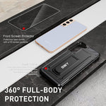 Bwy For Samsung S22 Plus Case Military Grade Shockproof Protective Rugged Case With Screen Protector For Samsung Galaxy S22 Plus 5G 6 6 Phone Durable Kickstand Black