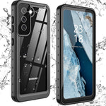 Nineasy For Samsung Galaxy S21 Case Waterproof 5G High Clarity Built In Screen Protector Full Body Protective Dustproof Shockproof Clear Ip68 Waterproof Case For Galaxy S21 6 2 Inch 5G