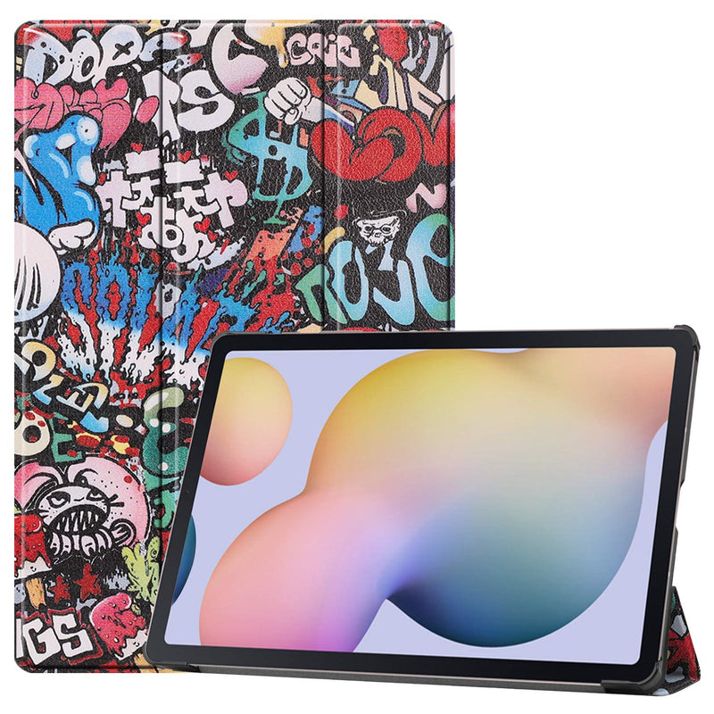 New Case Cover With Auto Wake Sleep For Samsung Galaxy Tab S7 Plus 12 4 Sm T970 Sm T975 Graffiti