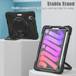 New Case For Ipad Mini 6 Heavy Duty Rugged Protective Shock Proof Cover Fit Kids Case With Stand Pencil Holder For Ipad Mini 6Th Generation 8 3 Inch Blac