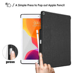 New Procase Ipad 10 2 7Th Generation 2019 Back Case With Pencil Holder Bundle With Ipad 10 2 7Th Gen 2019 Privacy Screen Protector