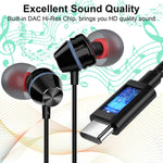 Usb C Headphones With Microphone For Samsung S22 Ultra Jelanry Usb Type C Earbuds Hi Fi Stereo Bass Wired Earphones Volume Control For Galaxy S20 S21 Fe Z Flip 3 Fold Oneplus 10 Pro Pixel 6 Ipad Mini