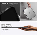 New Ipad Air 5 4 Case 10 9 Inch 2022 2020 Ultra Thin Matte Clear Case Supports Apple Pencil Charging And Touch Id Tpu Bumper Black Matte Back