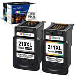 Ink Cartridge Replacement For Canon Pg 210Xl 210Xl Cl 211Xl 211Xl Compatible With Pixma Mp240 Mp230 Mp480 Ip2702 Ip2700 Mp495 Mx420 Mx330 Mx340 Printer Tray Bl