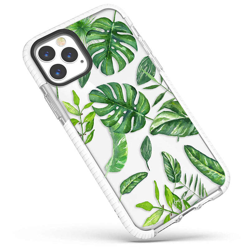 Clear Case Compatible With Iphone 13 Pro Max 6 7 Inch Big Bahama Leaves Tropical Summer Hawaii Beach Trendy Design Women Men Soft Shockproof Protective Case For Iphone 13 Pro Max