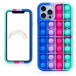 Joysolar Blue Rose Bubble For Iphone 13 Pro Case Silicone Case Design Cartoon Funny Cute Unique Fidget Aesthetic Cool Fun Pretty Cover Cases For Boys Girls Youth Teenfor Iphone 13 Pro 6 1