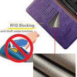 New For Samsung Galaxy A21 Wallet Case With Rfid Blocking Flip Folio Book