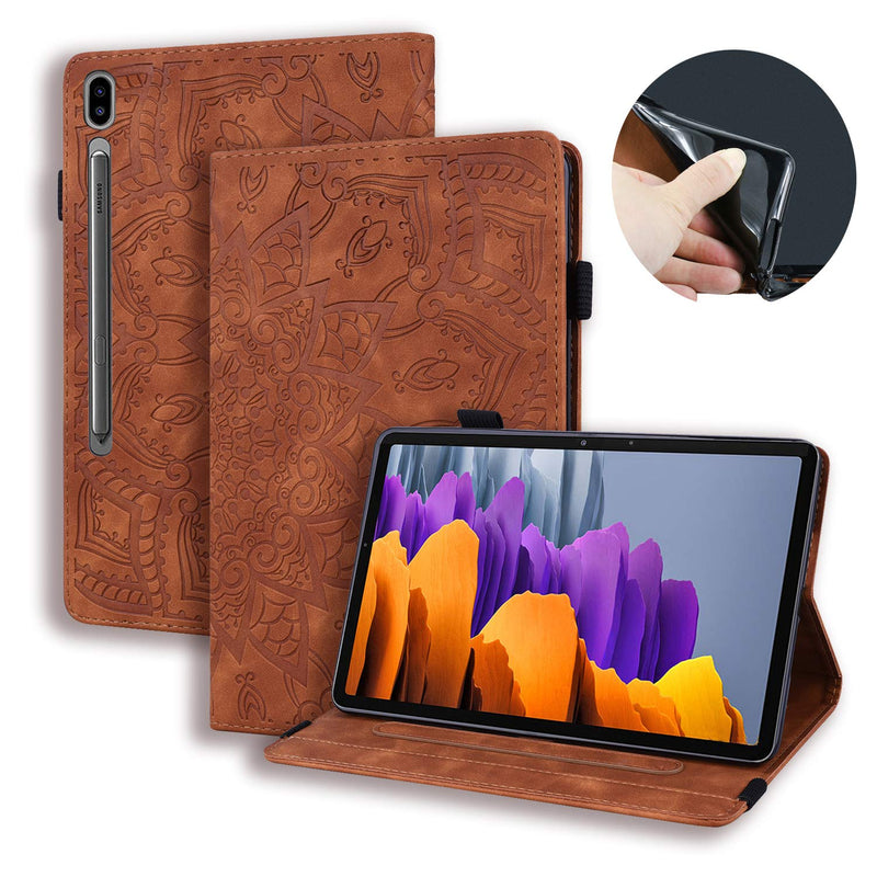 New Galaxy Tab S8 Plus S7 Fe S7 Plus 12 4 Inch Case 2022 2021 2020 Premium Pu Leather Folio Stand Cover With Card Slot Pen Holder Multi Angle Viewing For