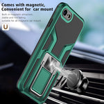 Zcdaye Case For Iphone 7 Plus Iphone 8 Plus Iphone 7 Plus Iphone 8 Plus Cover With Built In Kickstand Vertical And Horizontalmagnetic Car Mount Shockproof Cases For Iphone 7 Plus 8 Plus Green
