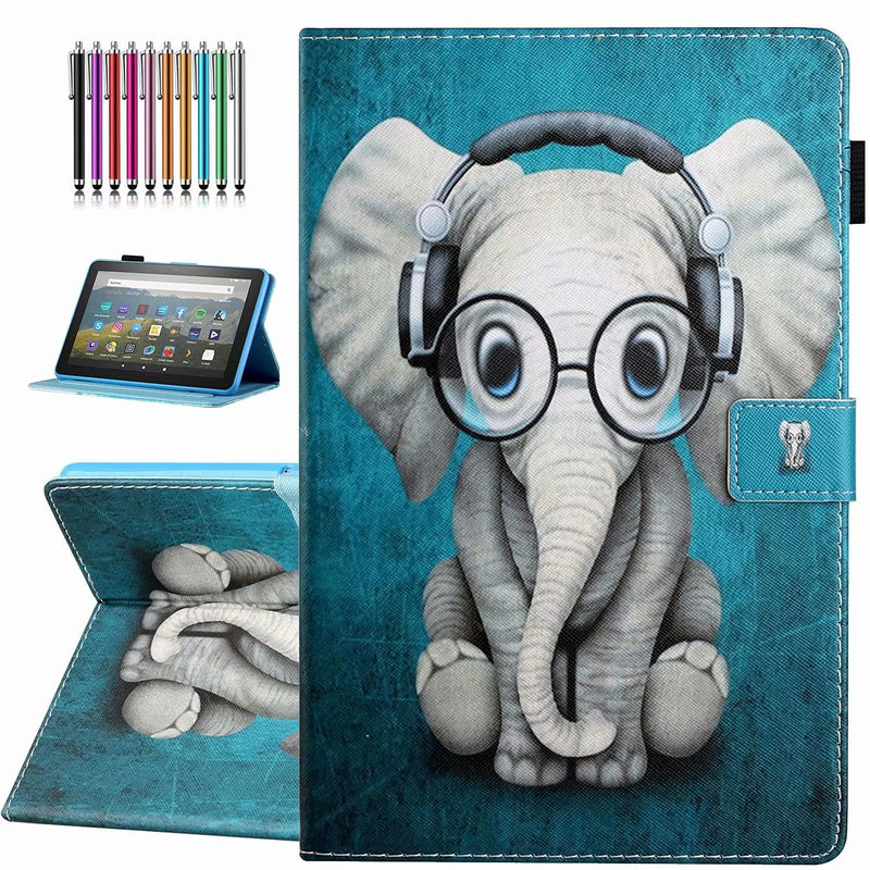 New All Amazon Fire Hd 10 10 Plus Case 11Th Generation 2021 Release Fire Hd 10 1 Inch Tablet Case Premium Pu Leather Stand Cover With Smart Auto Wa