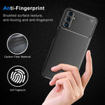 Liulizuny Compatible With Samsung Galaxy A13 5G Case Carbon Fiber Designgrid Heat Dissipation Lining Ultra Slim Shockproof Protective Phone Case Black