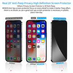 Wsken Privacy Screen Protector For Iphone 13 Iphone 13 Pro 6 1 Inch Auto Alignment 2 5D Edge 28 Degree Anti Spy Hd Tempered Glass 10S Shatterproof Shockproof