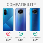 Kwmobile Tpu Case Compatible With Xiaomi Poco X3 Nfc Poco X3 Pro Case Soft Slim Smooth Flexible Protective Phone Cover Metallic Turquoise