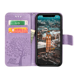 Maviss Diary Iphone 13 Pro Max Flip Case With Styluses Tempered Glass Screen Protector Luxury Embossed Pu Leather Card Slots Folio Wallet Case Protective Cover Purple