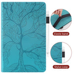 New Samsung Galaxy Tab A 8 0 2019 Case T290 T295 Flip Cover Embossed Lovely Tree Pu Leather Wallet Card Slot Case With Pen Holder For Samsung Galaxy Tab