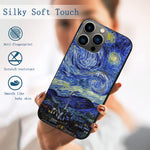 Nhnxhwia Case Compatible With Iphone 13 Pro Max Vincent Van Gogh Starry Night Pattern Girls Women Protective Case With Soft Tpu Bumper Cover Phone Case For Iphone 13 Pro Max 6 7 Inch