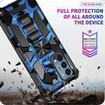 0Heze Case For Oneplus Nord N200 5G With Kickstand Rugged Magnetic Military Grade Dual Layer Heavy Duty Armor Shockproof Anti Drop Protective Bumper Pc Cover Camouflage