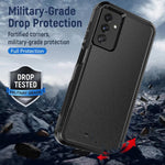 Hontech For Galaxy A13 5G Case Heavy Duty Protective Phone Case Shockproof Dropproof Dust Proof Rugged Tough Cover For Samsung Galaxy A13 5G Black