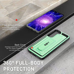 Bwy For Samsung S22 Case With Screen Protector Military Protective Rugged Cover For Samsung Galaxy S22 5G 6 1 Phonedoes Not For Plus Or Ultra Durable Kickstand Green