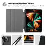 New Procase Ipad Pro 12 9 Inch Privacy Screen Protector 2021 2020 2018 Bundle With Protective Slim Stand Folio Case For Ipad Pro 12 9 5Th 4Th 3Rd Generat