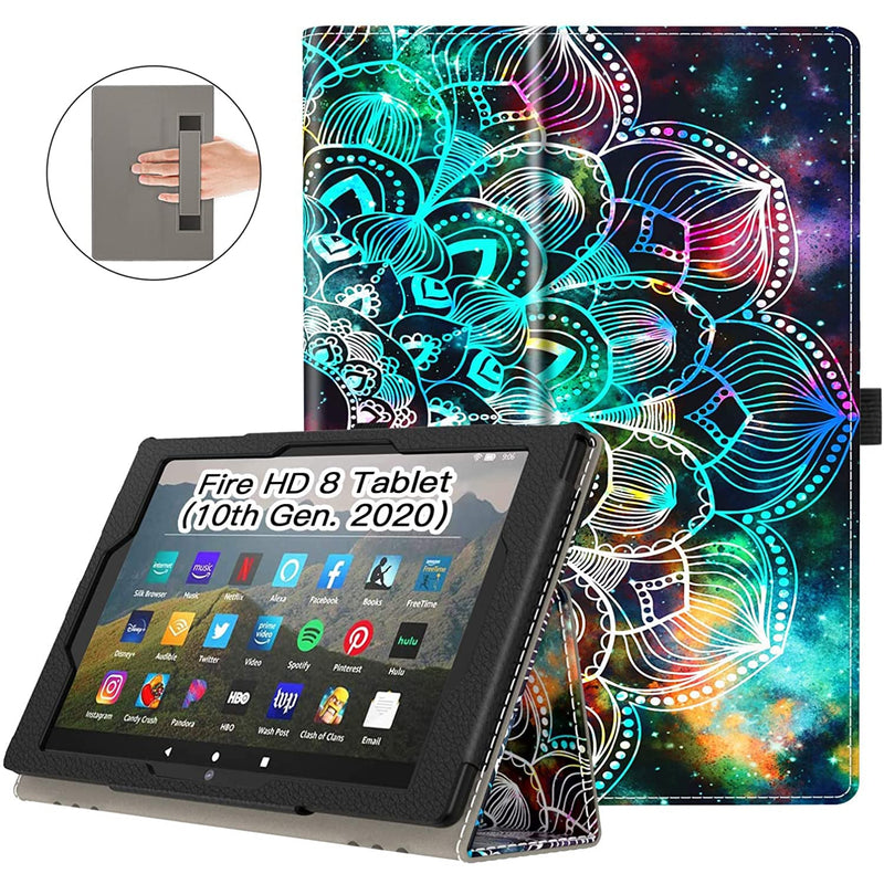 New Retear Folio Case For All Amazon Fire Hd 8 8 Plus Tablet 10Th Generation 2020 Release Close Fit Soft Pu Leather Standing Protective Cover With