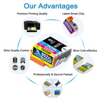 902Xl Ink Cartridges Compatible Replacement For Hp 902 902Xl Combo Pack Upgrade Chip For Hp Officejet Pro 6968 6978 6962 6958 6954 6960 6970 6950 6979 6951 Pr