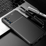 Hoerrye For Samsung Galaxy A13 Case 1 X Hd Tempered Glass Screen Protectorgrid Heat Dissipation Liningcarbon Fiber Design Soft Tpu Shockproof Anti Fingerprint Protective Cover For Galaxy A13