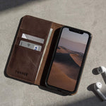 Torro Cell Phone Case Compatible With Apple Iphone 11 Pro Max Genuine Quality Leather Flip Cover With Card Slots Horizontal Viewing Stand Durable Frame 6 5 Inch 2019 Release Dark Brown