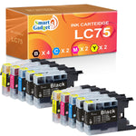 10 Pack Compatible Ink Cartridge Replacement Brother Lc 75Xl Lc75Xl Lc75 4B 2C 2Y 2M Use With Mfc J6510Dw J6710Dw J6910Dw J435W J625Dw J280W J5910Dw J82
