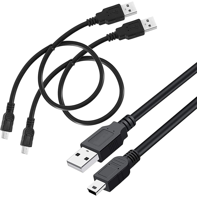 New Saitech It 2 Pack 35Cm 1 Feet Usb 2 0 A To Mini 5 Pin B Cable For Ex
