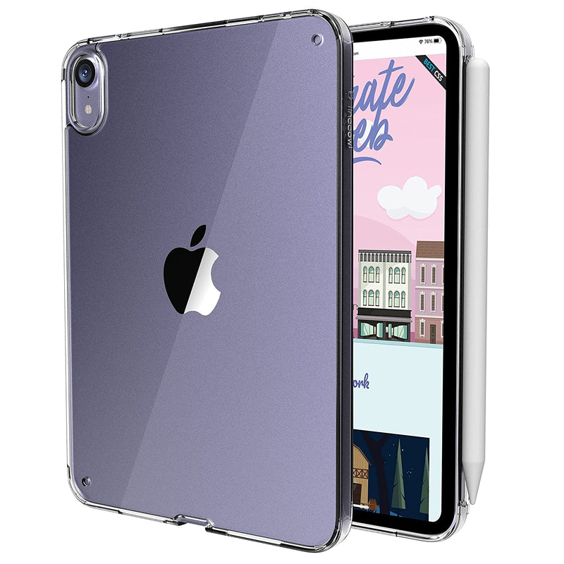 New Arctic Ipad Mini 6 Ultra Thin 2021 Crystal Clear Case Supports Apple Pencil Charging And Touch Id Tpu Bumper Clear