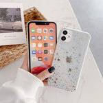 Clouds Compatible Iphone 13 Pro Max Case Cute Silver Pattern Slim Hard Back Flexible Bumper Protective Phone Cases For Apple Iphone 13 Pro Max For Girls Woman Boys Star