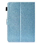 Universal Folio Case For All 6 5 7 5 Inch Tablet Pu Leather Bling Glitter Card Slots Stand Cover For Galaxy Tab 4 Galaxy Tab 3 Lite Nexus 7 Touch M7 Blue