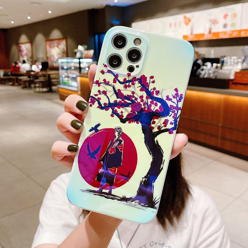 Case For Iphone 13 Pro Max Anime Case Cartoon Cute Itachi Phone Case For Iphone 13 Pro Max Anime Sharingan Case Soft Glossy Cover Itachi Case Iphone 13 Pro Max