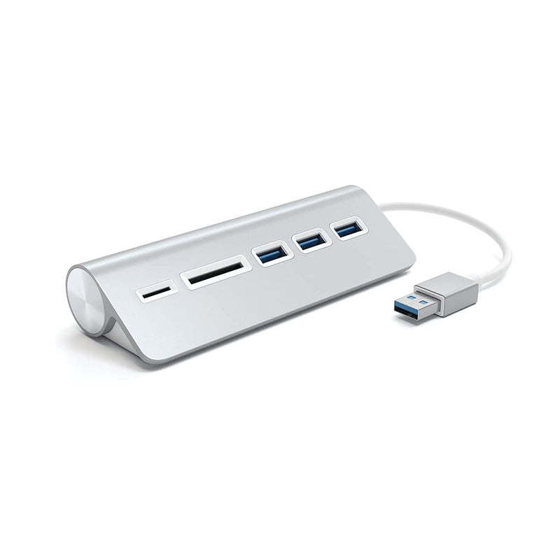 New Satechi Aluminum Usb 3 0 Hub Card Reader Compatible With Imac S
