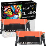 2 Pack Colorprint Compatible 406S Toner Cartridge Replacement For Clt K406S K406S Clt 406S Work With Sl C410W C460W C460Fw Clp 360 Clp 365 Clp 365W Clx 3300 Clx